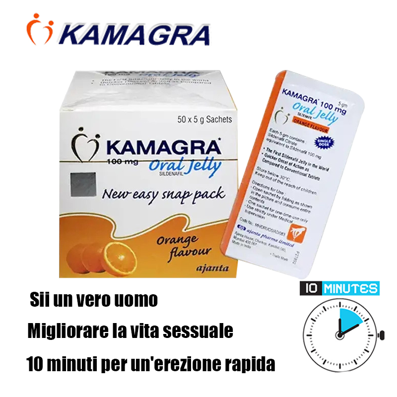 Kamagra Oral Gel 2 confezioni [100 mg x 100 confezioni] a soli 85 euro [Pagamento alla consegna, consegna a domicilio gratuita, consegna riservata e privacy del cliente].
